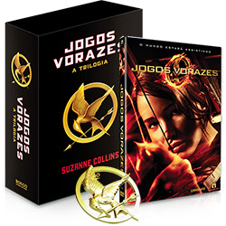 Kit Jogos Vorazes: Box Livro Trilogia + DVD (Pin Grátis) é bom? Vale a pena?