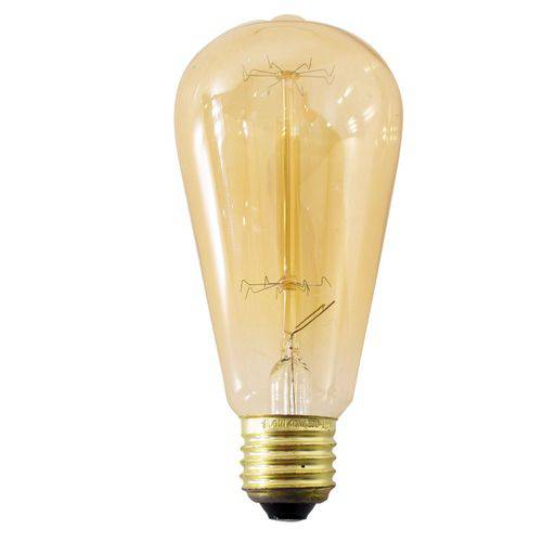 Lâmpada de Filamento de Carbono Thomas Edison 40w 2200k Vintage Retro 110v St631 St64 é bom? Vale a pena?