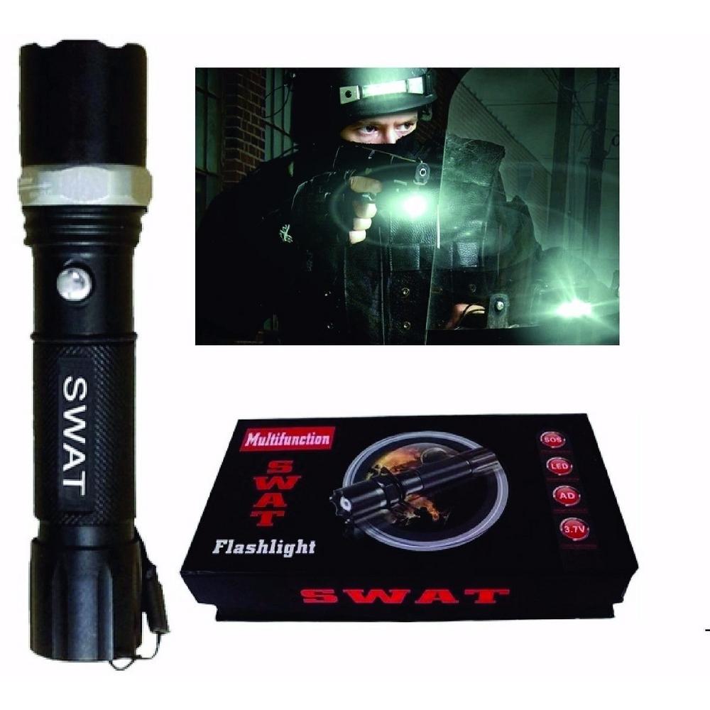 Kit Lanterna Tática Militar Profissional Swat Police 1.5 Km é bom? Vale a pena?