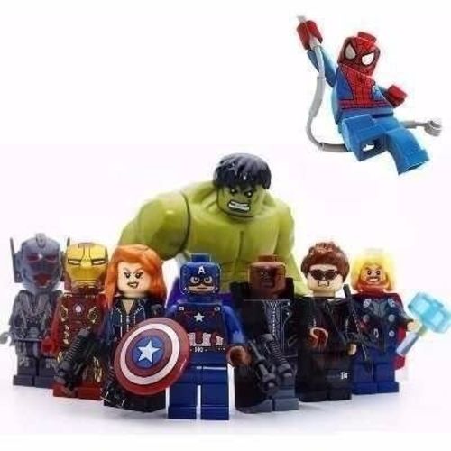Kit Lego Marvel! 8 Vingadores + Homem Aranha é bom? Vale a pena?