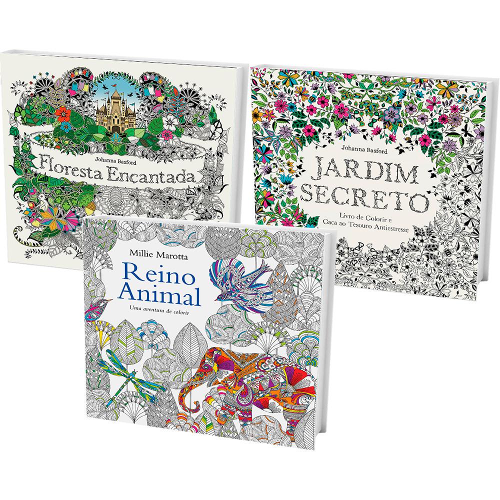 Kit - Livros de Colorir: Jardim Secreto + Floresta Encantada + Reino Animal é bom? Vale a pena?