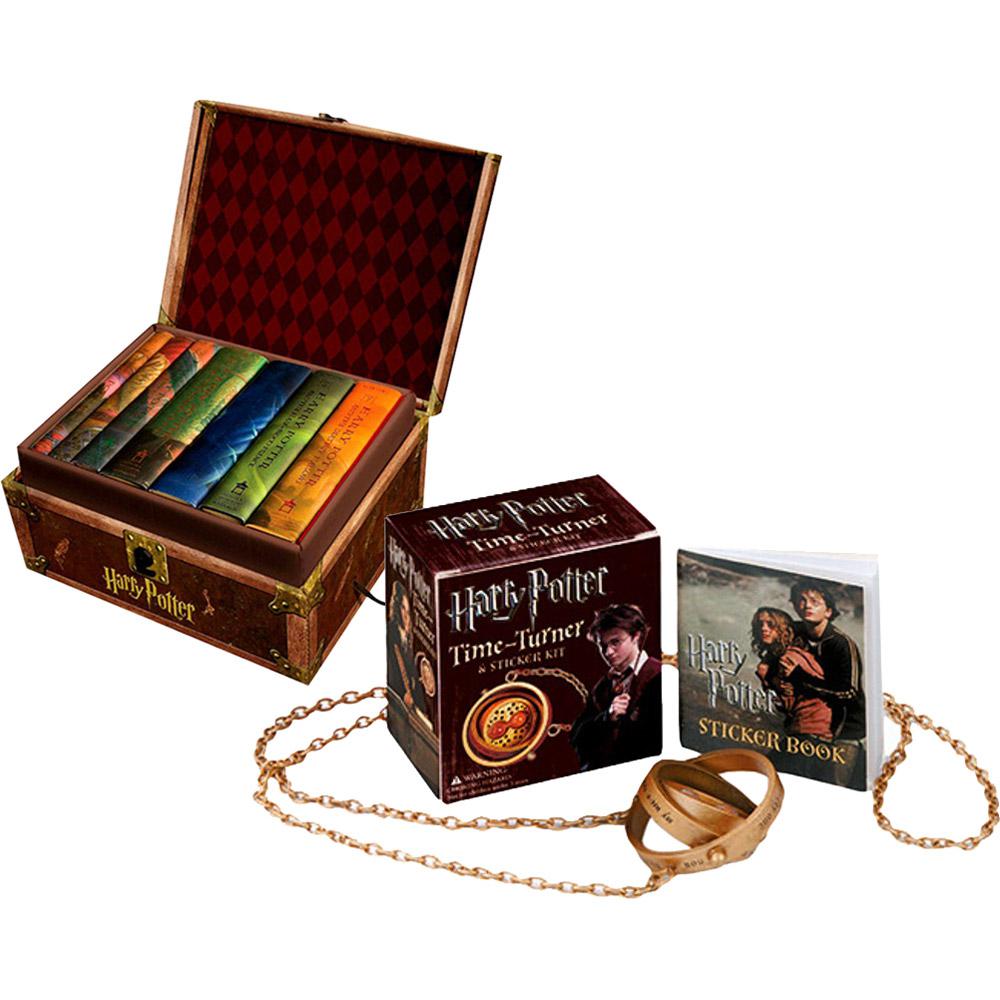 Kit Livros - Harry Potter Boxes Set: Books 1-7 + Harry Potter Time Turner Sticker Kit (8 Volumes) é bom? Vale a pena?
