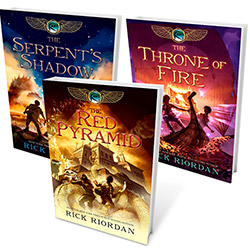Kit Livros - Kane Chronicles Paperback Collection: The Red Pyramid + The Throne Of Fire + The Serpent