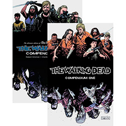 Kit Livros - The Walking Dead Compendium Volumes 1 And 2 é bom? Vale a pena?