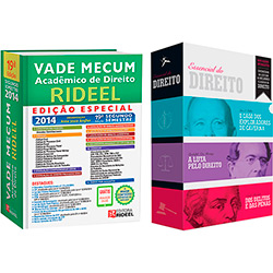 Kit Livros - Vade Mecum Acadêmico de Direito Rideel 19ª Edição - 2º Semestre 2014 + Box o Essencial do Direito é bom? Vale a pena?