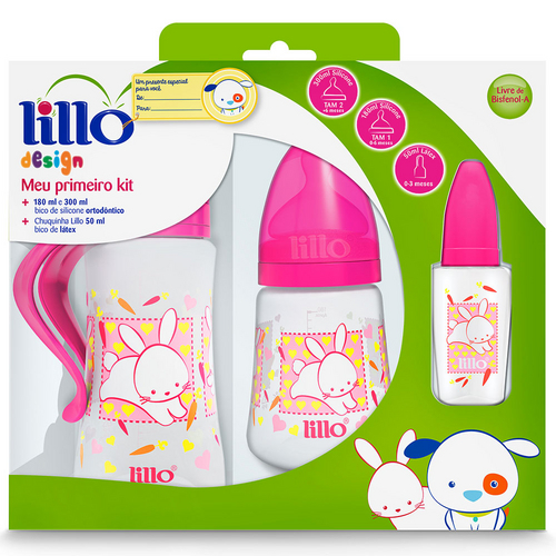 Kit Mamadeiras para Bebes Lillo Design Rosa é bom? Vale a pena?