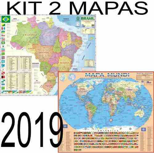 Kit 2 Mapa: Mundi + Brasil Escolar Atlas Rodoviário Estatístico é bom? Vale a pena?