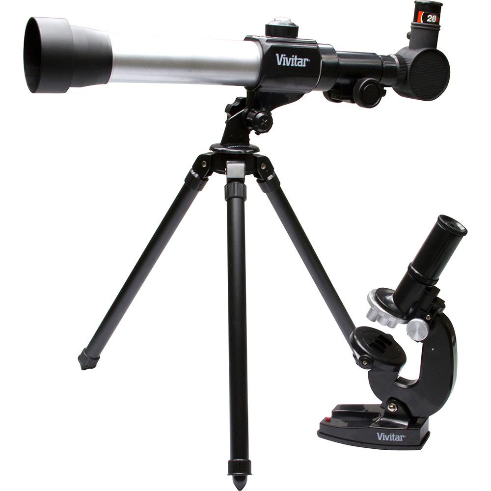 Kit Microscópio e Telescópio com Lente 50mm - Vivitar é bom? Vale a pena?