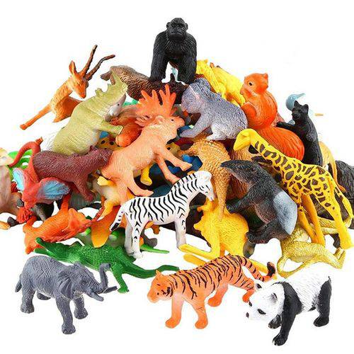 Kit Mini Animais Realista Selvagem ValeforToy de Plástico com 54 Peças de Animais da Selva é bom? Vale a pena?