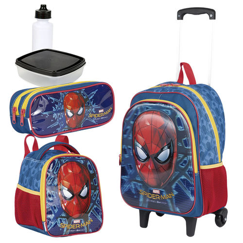 Kit Mochila Infantil Spider Man 18X 3D Lancheira Estojo Homem Aranha Grande Sestini é bom? Vale a pena?