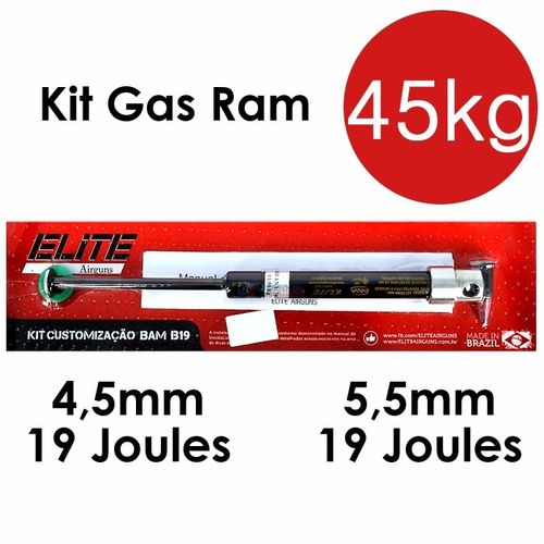 Kit Mola Gas Ram Elite Airguns B19 S B19 14 B19 17 45kg é bom? Vale a pena?