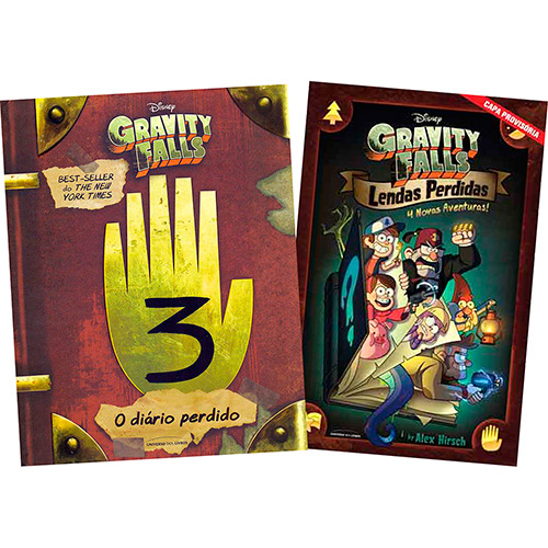 Kit - o Diário Perdido de Gravity Falls + Gravity Falls: Lendas Perdidas 4 Histórias Inéditas é bom? Vale a pena?
