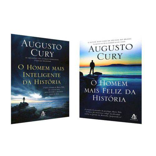 Kit o Homem Mais Inteligente da História + o Homem Mais Feliz da História - Augusto Cury é bom? Vale a pena?