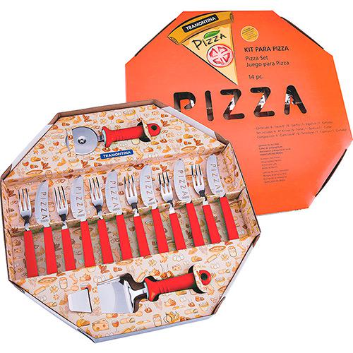 Kit Para Pizza Vermelho 14pc 10,0 1 56,48 62,13 é bom? Vale a pena?