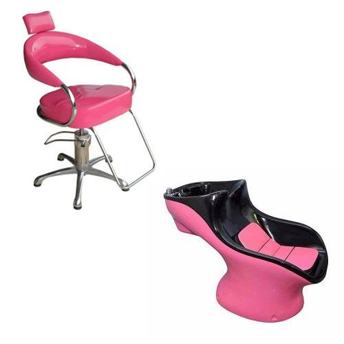 Kit para Salão - Cadeira Futurama Rosa + Lavatório Italiano Rosa Glitter é bom? Vale a pena?