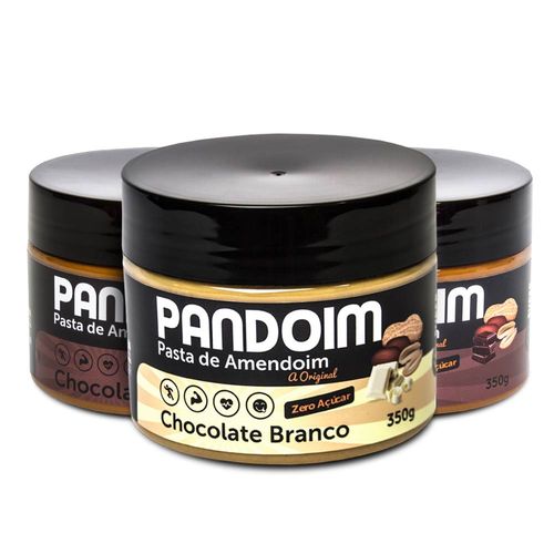 Kit 3 Pasta de Amendoim Pandoim Chocolate Zero Açúcar é bom? Vale a pena?