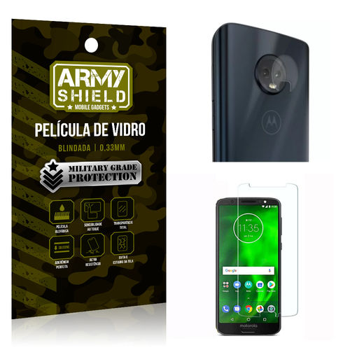Kit Película de Lente Anti Risco + Película de Vidro Motorola Moto G6 - Armyshield é bom? Vale a pena?