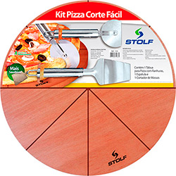 Kit Pizza Stolf Corte Fácil com Cortador e Espátula 35cm Madeira é bom? Vale a pena?
