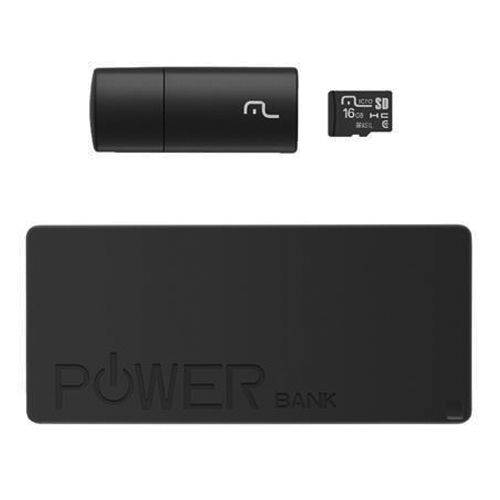 Kit Power Bank + Pendrive + Cartão de Memória Micro Sd com 16gb Multilaser - Mc220 é bom? Vale a pena?