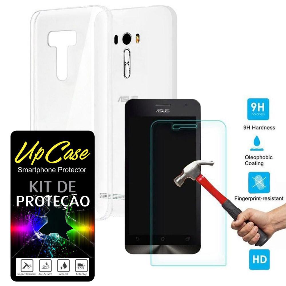 Kit Protecao Smartphone Asus Zenfone Selfie Zd551kl= Pelicula De Vidro E Capa Tpu Transparente - Upc é bom? Vale a pena?