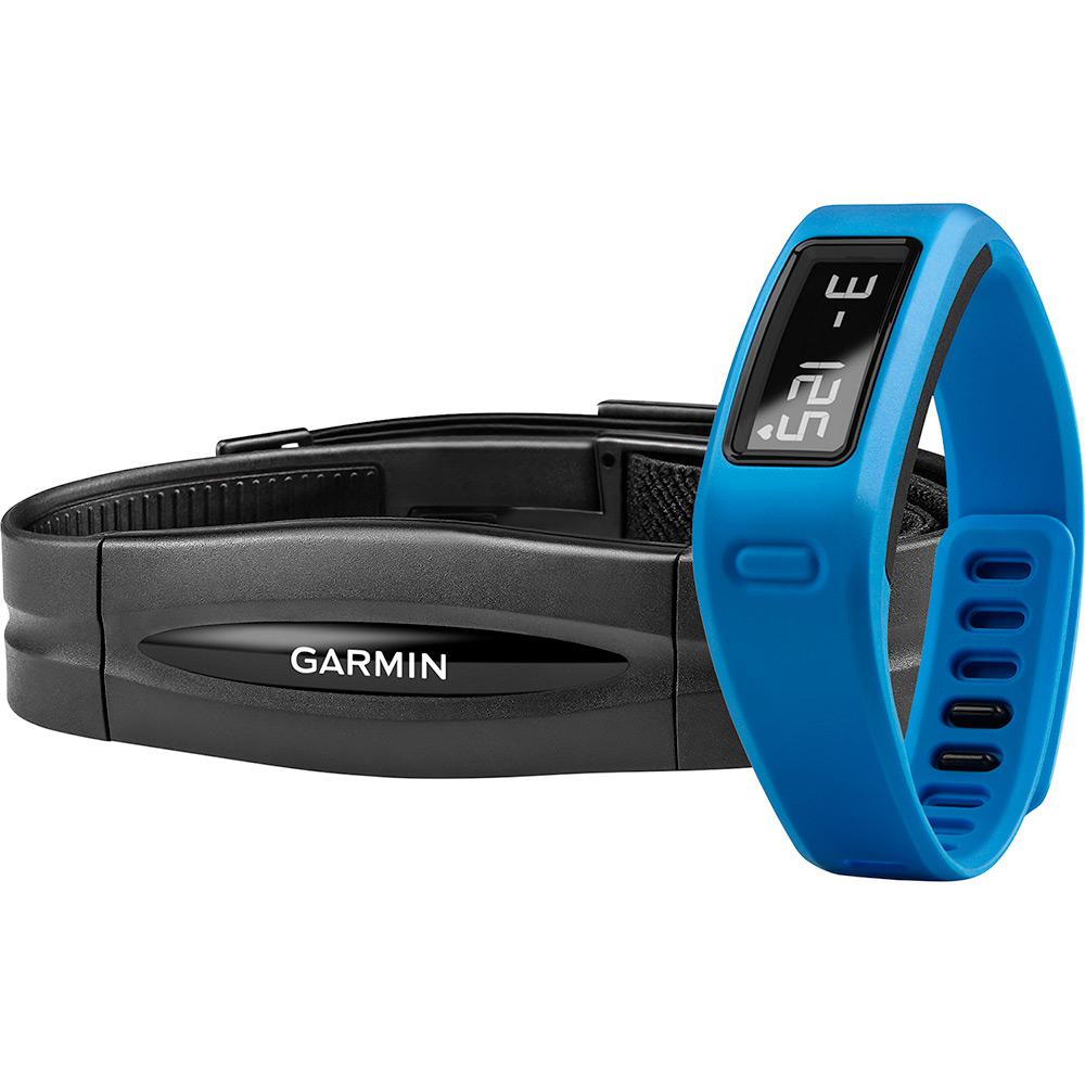 Kit Pulseira Inteligente Vivofit Azul Garmin + Monitor Cardíaco é bom? Vale a pena?