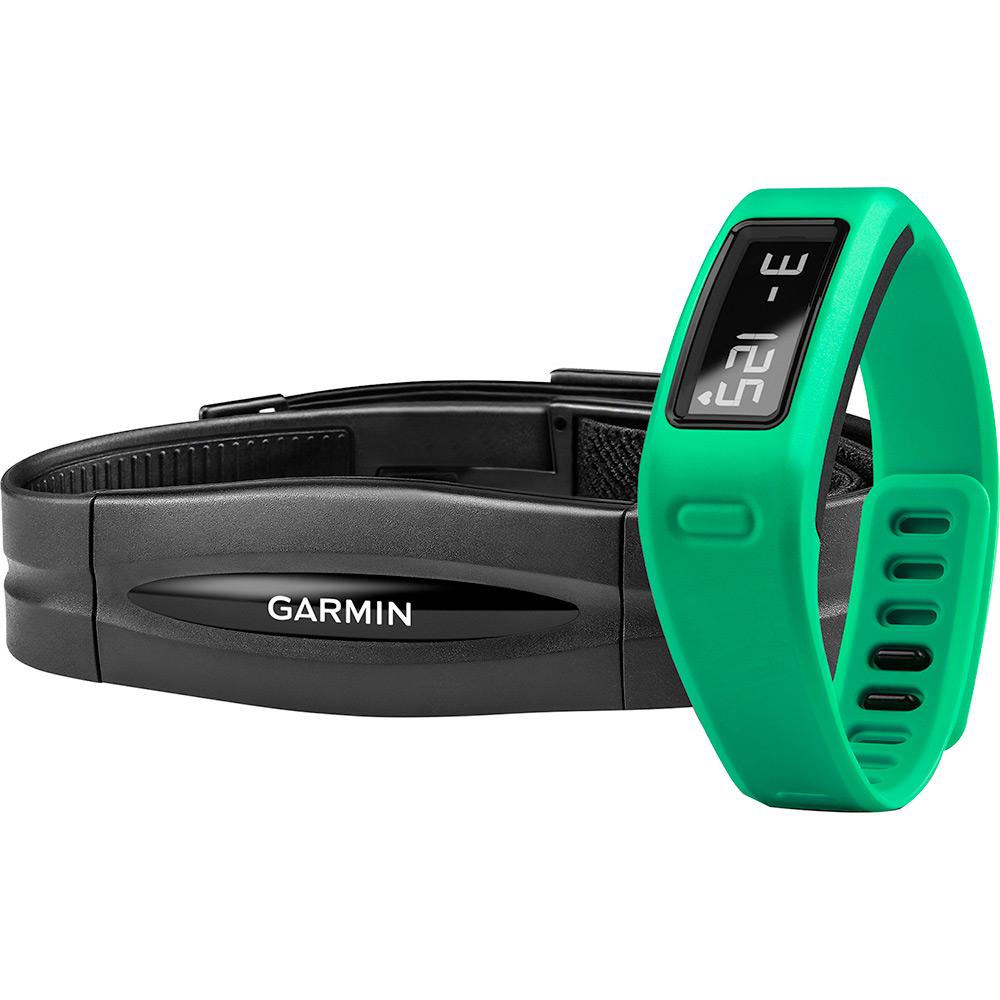 Kit Pulseira Inteligente Vivofit Verde Garmin + Monitor Cardíaco é bom? Vale a pena?