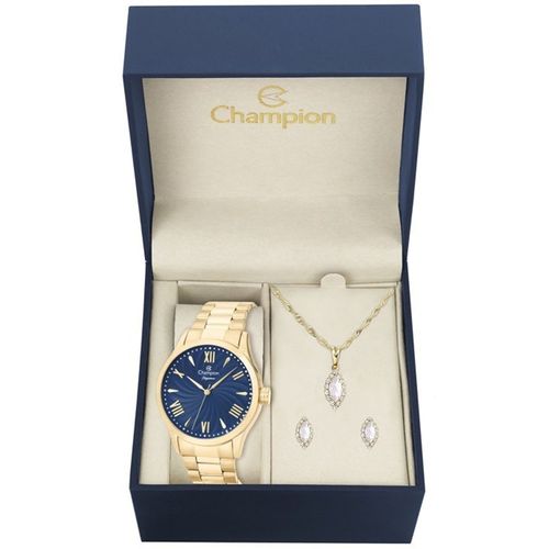 Kit Relógio Feminino Champion CN27796K - Dourado é bom? Vale a pena?