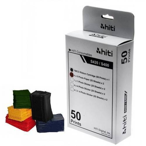 Kit S420 Hiti - Papel/Ribbon para 100 Fotos + 100 Carteirinhas 3x4 é bom? Vale a pena?