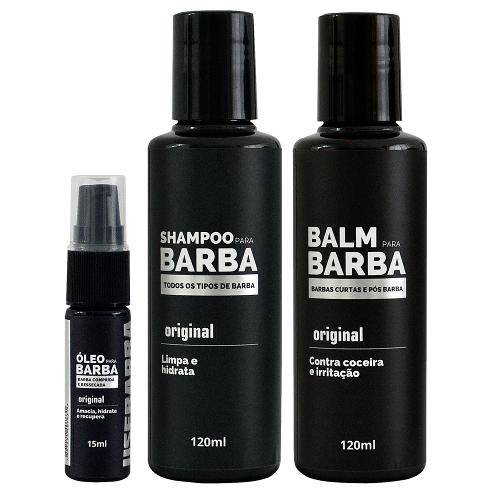 Kit Shampoo + Balm + Óleo para Barba Usebarba é bom? Vale a pena?
