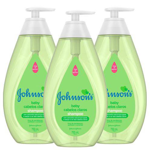 Kit 3 Shampoos Johnson