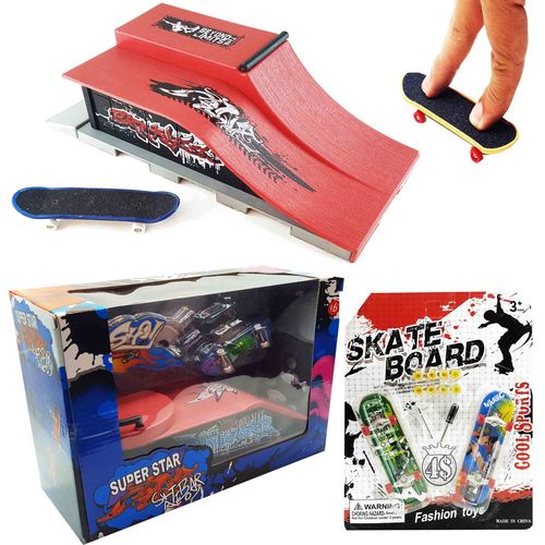 Kit 2 Skate de Dedo Fingerboard Super Rampa Sk8 é bom? Vale a pena?