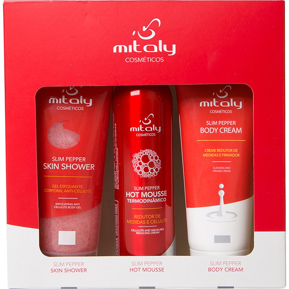 Kit Slim Pepper Mitaly (Skin Shower + Body Cream + Hot Mousse + Medic Magic) é bom? Vale a pena?
