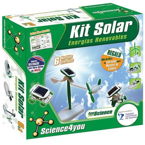 Kit Solar 6 em 1 SCIENCE4YOU é bom? Vale a pena?