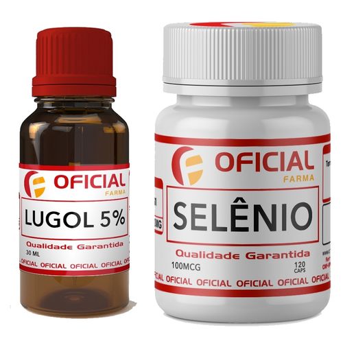 Kit 3 Solução de Lugol 5% 30ml + 3 Selênio 100Mcg 120 Cápsulas é bom? Vale a pena?