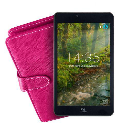 Kit Tablet DL Futura T8, Tela de 7, 8GB, Android 7.1, Quad Core de 1.2Ghz + Capa Pink C/ Teclado é bom? Vale a pena?