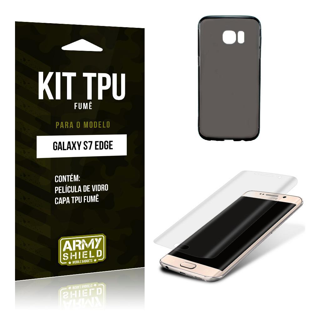 Kit Tpu Fumê Samsung S7 Edge Película De Vidro + Capa Tpu Fumê -Armyshield é bom? Vale a pena?