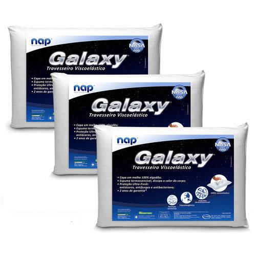 Kit Travesseiro Nasa Nap Galaxy 3 Unidades é bom? Vale a pena?