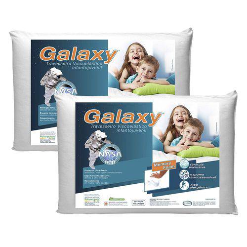 Kit 2 Travesseiros Nasa Nap Galaxy Infantil Hipoalergênico é bom? Vale a pena?
