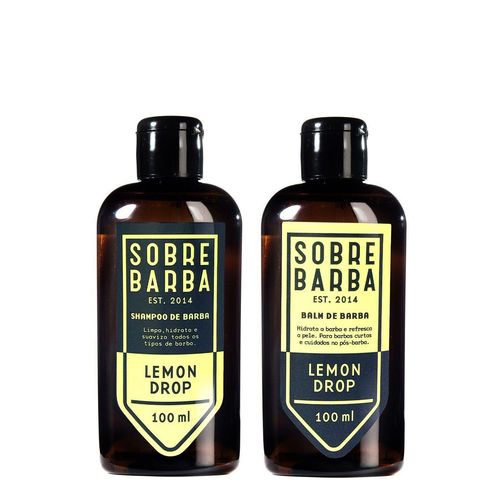 Kit Viagem - Shampoo e Balm de Barba Lemon Drop - Sobrebarba é bom? Vale a pena?
