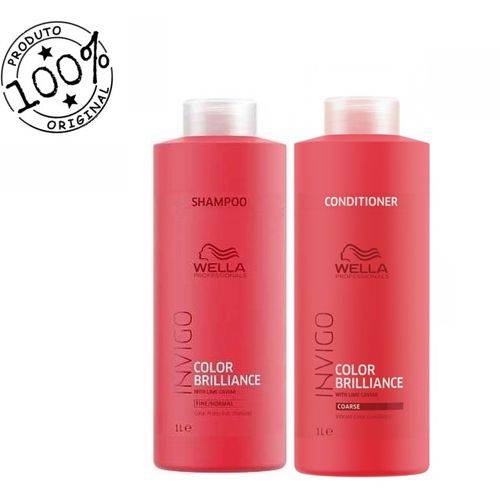 Kit Wella Professionals Invigo Color Brilliance Shampoo 1000ml + Condicionador 1000ml (2 Produtos) é bom? Vale a pena?