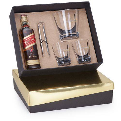 Kit Whisky Johnnie Walker Red Label 500ml + Balde + Pinça e 2 Copos é bom? Vale a pena?