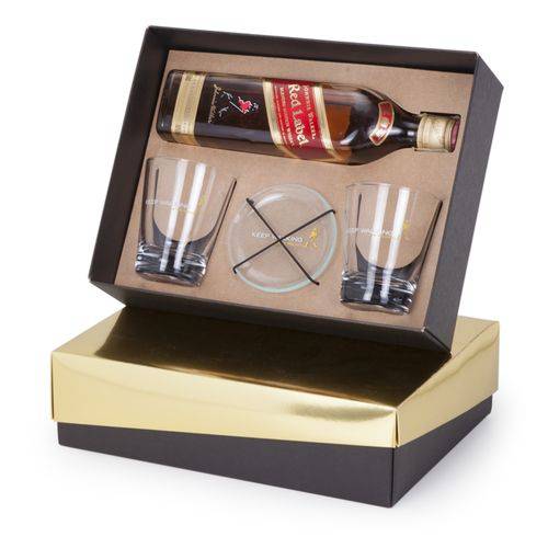Kit Whisky Johnnie Walker Red Label 500ml + 2 Copos Personalizados + 2 Porta Copos (SQ14224) é bom? Vale a pena?