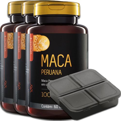 Kit 3x Maca Peruana 60 Cápsulas Upnutri + Porta Comprimidos é bom? Vale a pena?