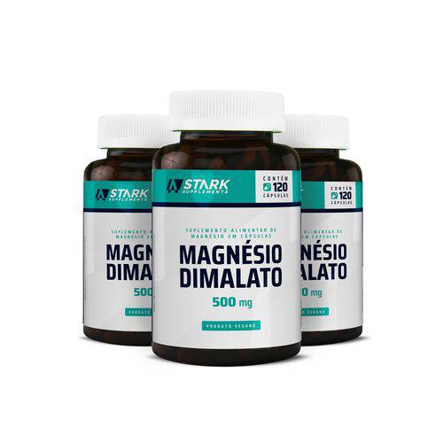 Kit 3x Magnésio Dimalato - 120 Cápsulas - Stark Supplements é bom? Vale a pena?