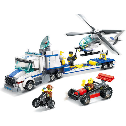 Kits de Construção Wange Compatíveis com Lego City Polícia Helicóptero Caminhão 993 Blocos Br é bom? Vale a pena?