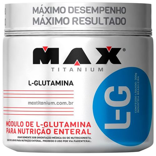 L-G Glutamina 600g - Max Titanium é bom? Vale a pena?
