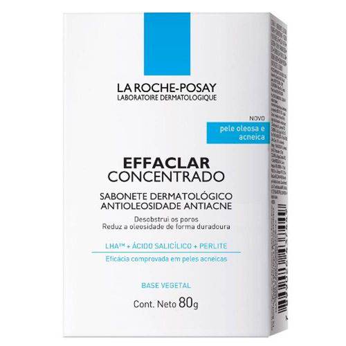 Effaclar Concentrado Sabonete Dermatológico Antioleosidade Antiacne La Roche Posay 80g é bom? Vale a pena?