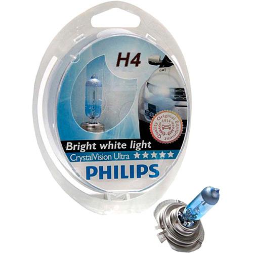 Lâmpada H4 4300k Philips Crystal Vision Ultra é bom? Vale a pena?