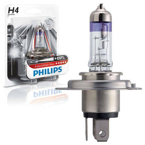 Lampada Halogena H4 Xtreme Vision Moto 12v 60/55w Philips é bom? Vale a pena?