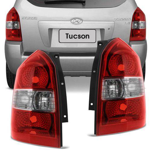 Lanterna Traseira Hyundai Tucson 2004 2005 2006 2007 2008 2009 2010 Bicolor é bom? Vale a pena?